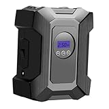 Ciieeo Tragbarer Luftkompressor Digitaler Reifenfüller mit Licht für Pkw Suv und Mehr Präzise Druckmessung Kompakt und Einfach zu Bedienen