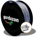 Gardazon Trimmerfaden mit Verstärkung - 2mm x 100 m Vorsicht - extrem scharf - (Sternprofil) Freischneider Faden Universell - Mähfaden für Motorsense - Ersatzfaden für Rasentrimmer - Nylonfaden