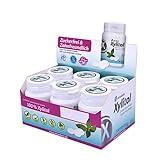 miradent Xylitol Minze Drops Display 6 St. | Zahnpflege Lutschbonbons | zuckerfrei | fruchtiger Geschmack | kariespräventiv | vegan | glutenfrei (Minze)
