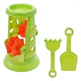 OISE ART STORE Trade Shop - Set 3 Stück Spiel Strand Meer mit Sanduhr Schaufel Rechen 26 x 16 cm 258257 -