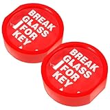 VILLFUL 2 Stück Feuerfester Wandmontierter Notfall Türschlüsselkasten mit Zahlenschloss Schlüsselbox für Büro Schule und Hotel Sichere Aufbewahrung Von Schlüsseln und Zimmerkarten