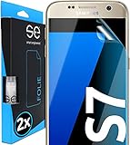 2x se® 3D SCHUTZFOLIE Transparent für Samsung Galaxy S7,Selbstheilend, 100% Fingerabdruck & FaceID kompatibel, einfache blasenfreie Installation, Ultra-Klar, Stoß-Kratzfest, aus Deutschland
