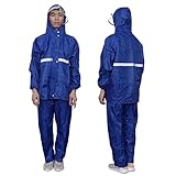 COLLBATH Regenponcho Regenhose Herren Leichte Regenjacke Klare Regenjacke Regenanzug Für Herren Angel-regenbekleidung Für Männer Klarer Regenmantel Regenanzug Zum Angeln Regenmantel Mit