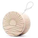 YoYo Factory Boho Jo jo – Nachhaltiges Holz JoJo für Anfänger – Umweltfreundliches Fidget Toy aus Europa für Kinder ab 6 Jahren