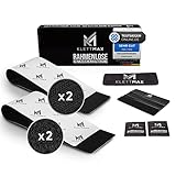 KLETTMAX® DAS ORIGINAL - Kennzeichenhalter im Set für 2 Kennzeichen - für jedes Kennzeichen und Auto - rahmenlose Klett Nummernschildhalter - Legal & Sicher