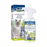 Bactador Enzymreiniger Katzenurin - Katzentoiletten Geruchsentferner Spray 500ml - Mikrobiologischer Geruchsneutralisierer - Hund/ Katzenurin Geruchsentferner: Porentiefe Reinigung in der Tierumgebung