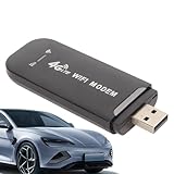 Kabelloser USB-Adapter – Hochgeschwindigkeits-Dongle, tragbarer Netzwerk-Stick | Plug Play Internet-WLAN-Antenne, leichter Signalempfänger für Spiele-Streaming-Navigationsgeräte