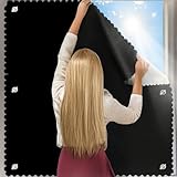 QaZanteiar Dachfenster Rollo, B37×H58cm, 420D Oxford 100% Silberbeschichtung Verdunkelungsrollo,Dachfenster Sonnenschutz für Velux-Dachfenster CK02, Dachfenster Rollo Ohne Bohren mit Saugnäpfen