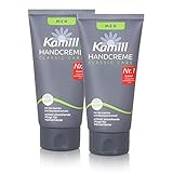 Kamill Handcreme MEN 2er Set (2 x 75ml) - pflegt & schützt mit Bio Kamille & Bisabolol, für trockene & beanspruchte Männerhänd