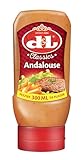 Hymor D&L Andalouse Sauce Classics - 1x 300ml - belgische Grill-Sauce aus Tomaten und Senf, leicht pikante Würz-Sauce von Devos & Lemmens, zu Burger & Pommes, gegrilltem Fleisch, Wraps und Käse