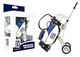 PGA TOUR Gadget Desktop Golftasche und Kugelschreiber Geschenkset, silber / weiß / blau