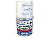 STC Reparaturharz Set 250 g mit Glasfasermatte & Härter – Polyesterharz für GFK Reparatur, Karosserie, Boot, Auto, Modellbau – inkl. Spachtel und Mischbecher – Profi Laminierharz – Made in Germany