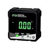 Digitaler Winkelsucher Winkelmesser Winkellehre mit LCD Mini Neigungsmesser Winkelmesswerkzeug mit Magnetfuß für Tischler Zuhause