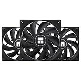 Thermalright TL-C12C CPU Lüfter 120mm Gehäusekühler, 4pin PWM leise Computerkühlung mit S-FDB Lager inklusive, bis 1550RPM PC Kühlung(3 Mengen)