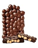 Rausch Haselnuss Dunkel – Haselnüsse umhüllt von Edelbitter-Schokolade 60% (100 g) – Handgefertigte Unikate aus Premium Schokolade mit extra viel Nüssen