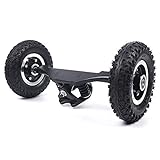 Fyssnn 2er Set 8 Zoll Ersatzräder für Elektro Skateboard bis 100kg Tragfähigkeit, inklusive 2 Skateboard Rollen und Skateboard Halterung, Schwarz