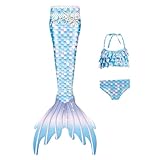 Marmaid Schwanz zum Schwimmen Swimming Tail Swimsuit Swimwear Set