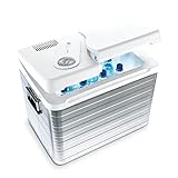 Mobicool MQ40A AC/DC - Tragbare elektrische Alu-Kühlbox, 39 Liter, 12 V und 230 V für Auto, Lkw, Boot, Reisemobil und Steckdose, Aluminium-Gehäuse