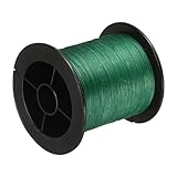 PATIKIL 547 Yard/1640 FT PE Angelschnur, 14 lb Monofilament Schnur Draht mit Fluorocarbon-Beschichtung für DIY Handwerk Hängedekoration, Grün