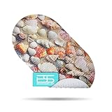 Brandsseller Badewannenmatte rutschfest 70x36 cm – PVC Wanneneinlage mit Saugnäpfen, waschbar, antibakteriell & schimmelresistent – Antirutschmatte für Wanne – Design: Muscheln