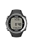 SUUNTO Unisex D4f mit Strap Tauchcomputer, Black, Einheitsgröße