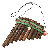 Handgefertigte, südamerikanische Bambus-Pfannenrohre, peruanische Mundflöten aus Bambus