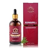 Natürliches Rosmarinöl Haare |100% Natural-100ml | Haaröl zum Haarwachstum beschleunigen | Pures Rosmarinöl und weitere hochwertige Öle gegen Haarausfall | Rizinusöl, Arganöl und Jojobaöl als Haarkur