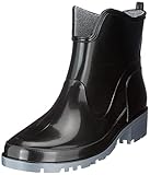 LEMIGO Gummistiefeletten kurze Gummistiefel Elke (39, Schwarz)