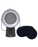 AirHood Wired Tragbarer Küchenluftreiniger | Der erste mobile Küchenluftreiniger mit Aktivkohlefiltern und Edelstahl-Ölfilter – keine Installation erforderlich, leicht zu reinigen – Space Black