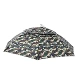 BESTonZON 1 Stück Freihändiger Regenschirm Erwachsene Damen Regenschirm Für Arbeiten Im Freien Strand Regenschirme Blau Schatten Schicht Schutz Hände- Tragbar Eisen Camouflage