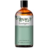 Eukalyptusöl 100ml, Ätherische Öle für Diffuser, Ätherisches Öl Eukalyptus Reine Naturrein, Aromatherapie Duftöle Eukalyptus für Luftbefeuchter, Duftlampe, Kerzen