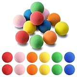 WOUYTPE 12 Stück Stressball, Bälle für Bällebad, Schaumstoffball, Geeignet für die Tägliche übung, zur Unterstützung von Yoga oder als Massagegerät, Kinderspielzeug (Mehrfarbig Erhältlich)