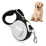 Colexy Rollleine Hundeleine 3m für Katzen & kleine Hunde | Hochwertige Hundeleine ausziehbar mit LED Licht bequemen Griff | Robuste Ausziehleine für Training und Spaziergänge | bis 15kg