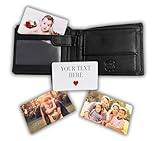 Magic of Nature Personalisierte Foto & Nachricht Plastikkarte mit Deinem Bild und Wunschtext - Fotokarte - Unikat - für Portemonnaie und Geldbörse geeignet