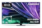 Samsung Neo QLED 4K QN85D Fernseher 55 Zoll, Neural Quantum 4K AI Gen2 Prozessor, Mini LED TV, AI Upscaling, Smart TV, Dolby Atmos, Gaming Hub, GQ55QN85DBTXZG, Deutsches Modell [2024]
