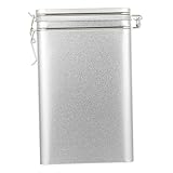 Warmhm 1 Stück Kaffeebohnen Aufbewahrungsglas Retro Metallbehälter Luftdicht für Lebensmittelaufbewahrung und Langlebig Geeignet für Küche und Vorratslager