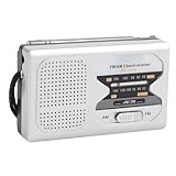 Tragbares Radio AM FM, Batteriebetriebenes Transistor -Radio mit Lautsprecher und Kopfhörerbuchse, Kompaktes Pocket -Radio für Innen-, Außen- und Notfallgebrauch