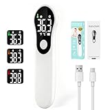 Fieberthermometer Fieberthermometer stirn – Aufladbar & Kontaktlos, Infrarot-Stirnthermometer für die ganze Familie mit sekundenschneller Messung – für Zuhause & Unterwegs