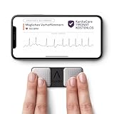 KardiaMobile 1-Kanal Personal-EKG Herzfrequenz-Monitor + 1 Monat KardiaCare gratis – zeichnet EKGs zu Hause auf, erkennt Vorhofflimmern, schnelle Ergebnisse, funktioniert mit den meisten Smartphones