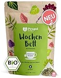 PregniVital® - Wochenbett Tee - 100% BIO Rückbildungstee - mit Frauenmantel, Schafgarbe und Hirtentäschelkraut nach traditionellem Hebammen-Wissen - nach der Geburt - 15 Teebeutel