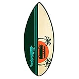 Board Masters VW Collection - Volkswagen Skimboard Echtholz (104 cm) Unisex mit T1 Bulli Bus Design (Sunset/Bunt)