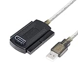 SinLoon USB auf SATA IDE-Konverterkabel, Adapter USB 2.0 auf 2,5/3,5/5,25 Zoll IDE und SATA Adapterkabel -1.8FT