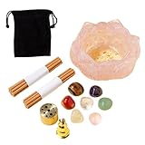 Räucherstäbchenhalter - Kristallweihrauchhalter,Tragbarer Blumenförmiger Aschenfänger Für Yoga Wohnzimmer Schlafzimmer Aromatherapie