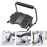 RIAMTGCX Fußstütze Büro Schwarz ergonomische Fußablage höhenverstellbar & neigbar, Beinablage