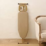 Bügelbrett mit verstellbarem T-Bein, faltbarem Design, Dampfbügeleisenablage und extra dickem Baumwollpolster für Hauswäsche und Schlafsaal