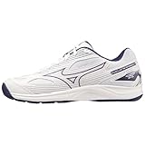 Mizuno Unisex Cyclone Speed 4 Volleyballschuhe, Weiß, Blueribbon Mp Gold, 45 EU