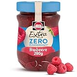 Schwartau Extra Zero Himbeere, Fruchtaufstrich ohne Zuckerzusatz, 12 kcal pro 25g, 280g