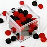 LZMZMQ Acryl Vitrine Schaukasten Packung Mit 5/10/15/20 Kleinen Acrylboxen Mit Deckel, Transparenten Quadratischen Würfeln, Leckerli-Geschenkboxen(10pcs,12x12x12cm/4.7x4.7x4.7)