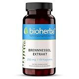 100 Brennesselkapseln Entwässerungs Komplex Brennnessel Entwässerungstabletten wie Wassertabletten von BIOHERBA