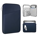 TiMOVO 8-9 Zoll Tablet Tasche Hülle Kompatibel mit iPad Mini 6, iPad Mini 5/4/3/2/1, Galaxy Tab A7 Lite 8.7/Tab A 8.0/Tab A 8.4, Sleeve Schutzhülle mit Kleiner Tasche, Indigo